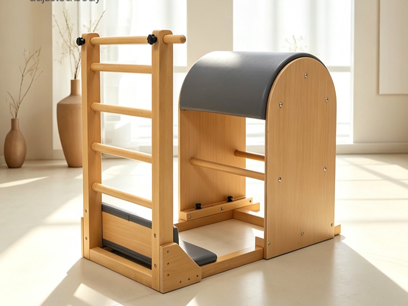 Beech barrel+Metal ladder